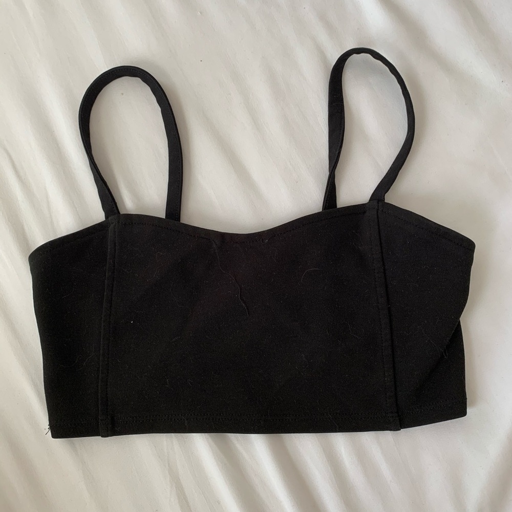 brandy melville chiyo top bralette, cage back